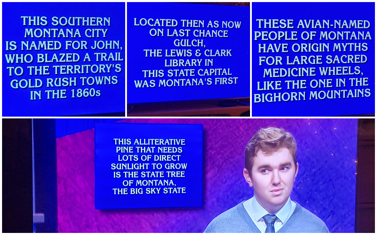 Montana in “Jeopardy!”