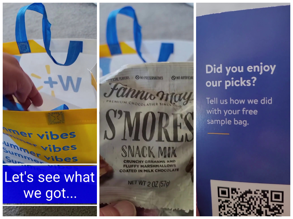 Free samples from Walmart