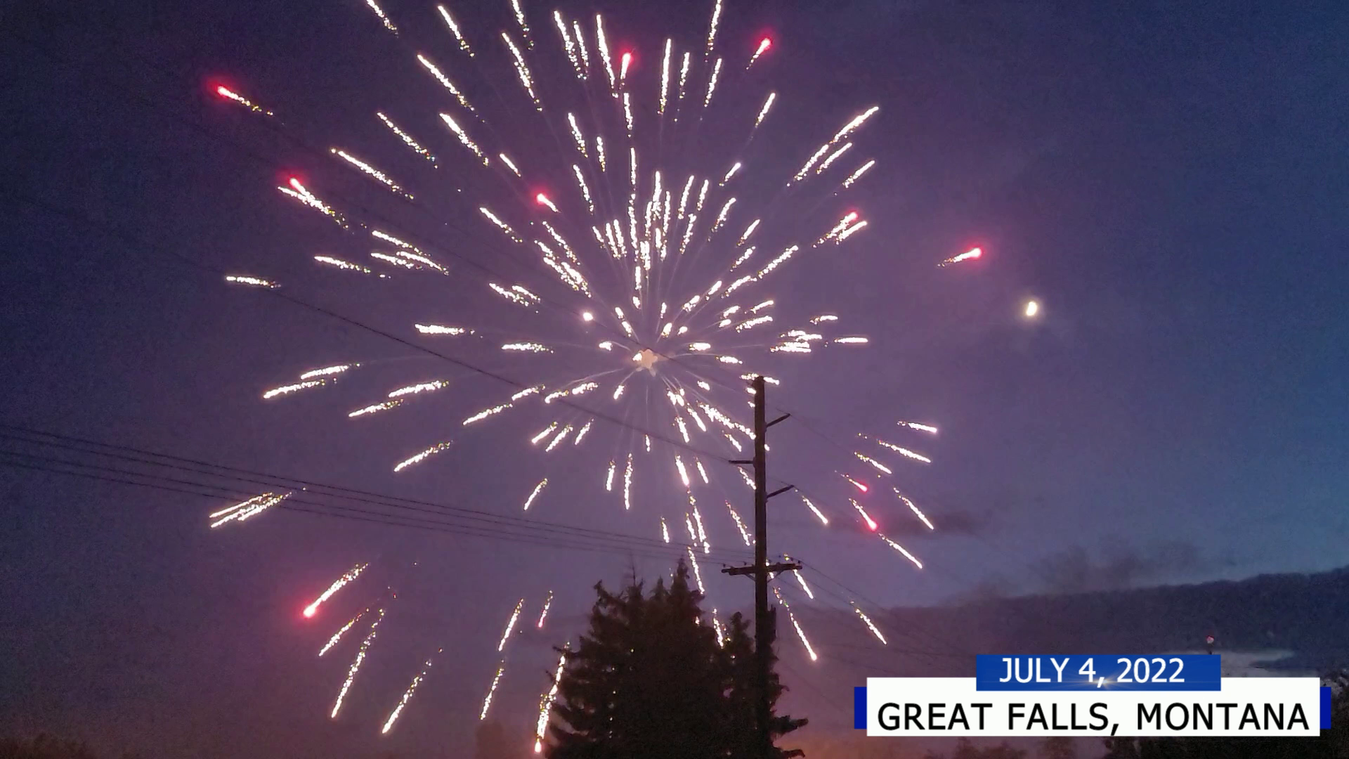 Fireworks in Great Falls - July 4, 2022