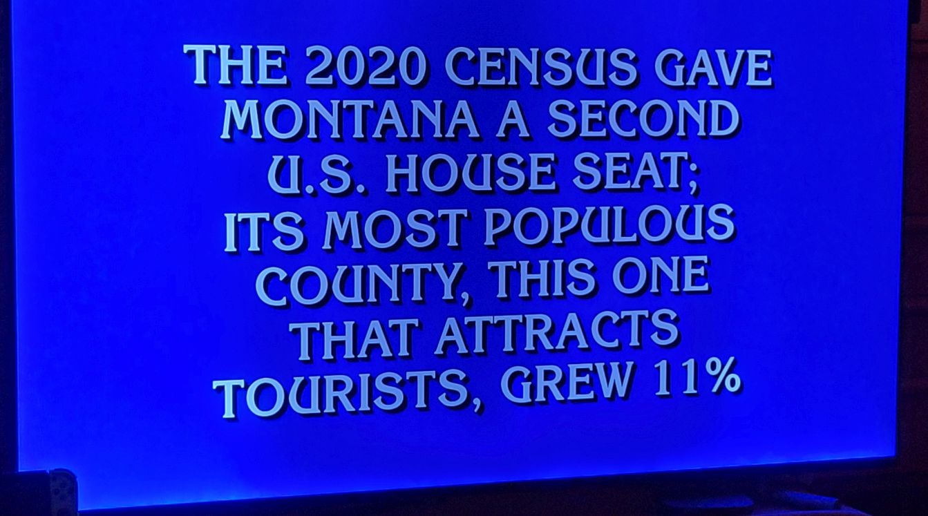 Final Jeopardy: MONTANA